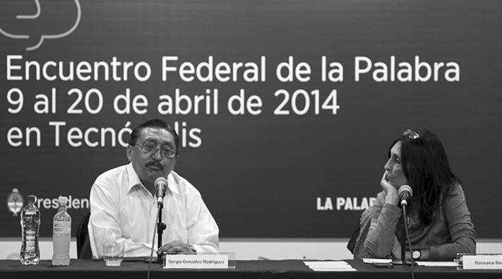 Gonzalez y Reguillo en Encuentro Federal de la Palabra