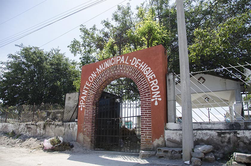 Desde el 10 de enero de 2020, Julio descansa en el panteón municipal de la comunidad del Higuerón de Jojutla. Crédito Maya Ocampo.